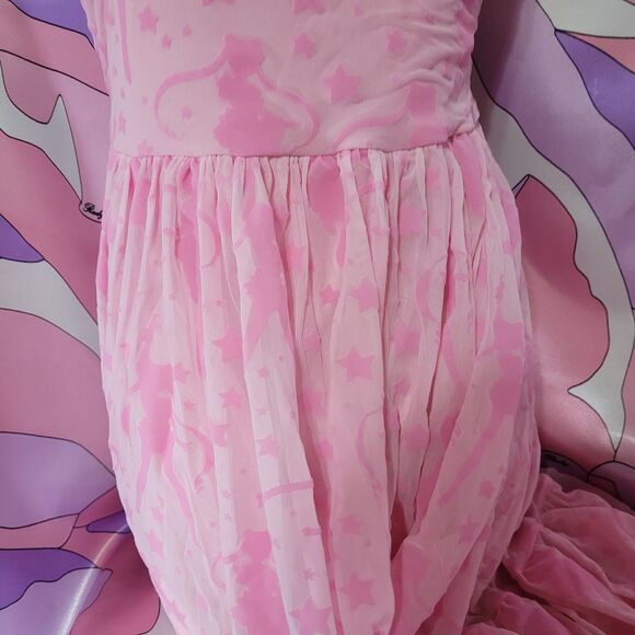 Blackmilk Medium Dress Sailor Moon Maxi Pink Sheer Summer Party Cosplay Prom Y2K - Picture 2 of 14